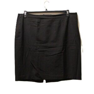 Talbots Black Refined Ponte Skirt - Sz 18